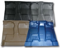 Replacement Vinyl Flooring <br> [Complete] <br> 1980-1997 Ford F-350 Crew Cab 2WD 4spd