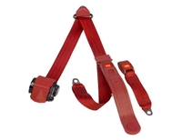 Retractable 3 Point Lap/Shoulder Seat Belt with Push Button Buckle