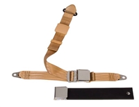 Non-Retractable 3 Point Lap/Shoulder Seat Belt with Lift Latch Buckle