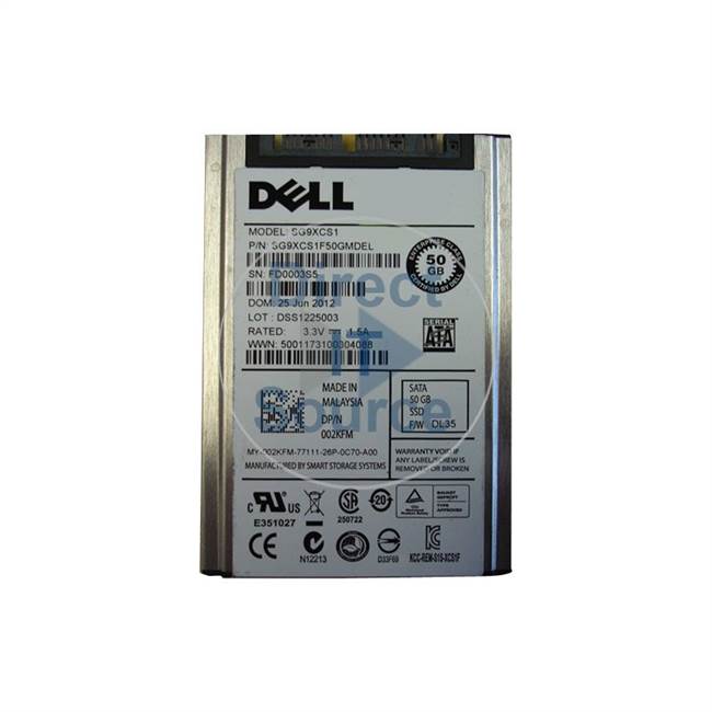 Dell 002KFM - 50GB SATA 1.8" SSD