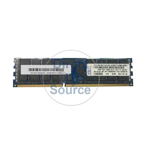 IBM 00D5048 - 16GB DDR3 PC3-14900 ECC Registered 240-Pins Memory