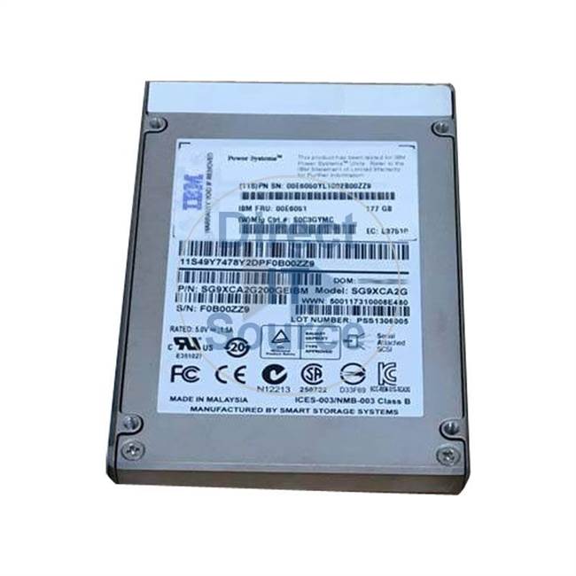 IBM 00E6051 - 177GB SAS 2.5" SSD
