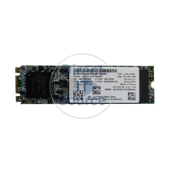 Lenovo 00JT028 - 180GB SATA SSD