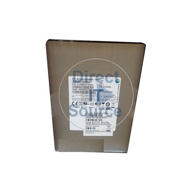 00V7472 IBM - 100GB SAS 2.5" Cache Hard Drive