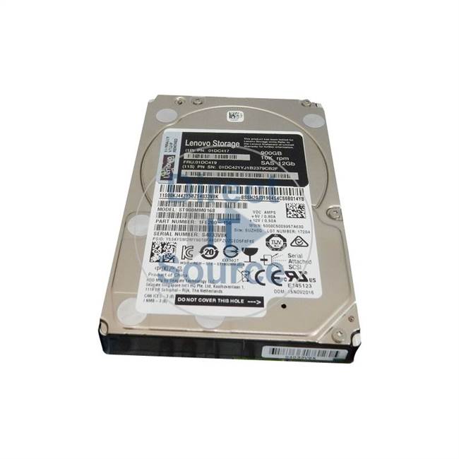 Lenovo 01DC417 - 900GB 10K SAS 2.5" Hard Drive