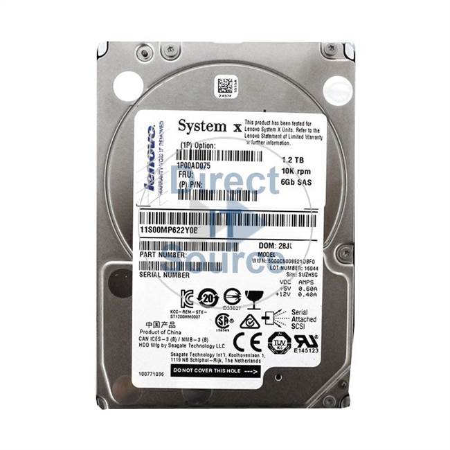 01DE353 IBM - 1.2TB 10K SAS 12Gbps 2.5" Cache Hard Drive