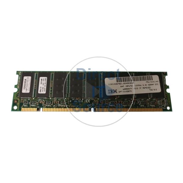 IBM 01K1140 - 64MB SDRAM PC-100 ECC Memory