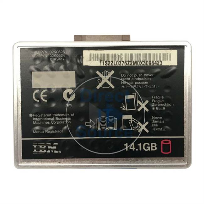 IBM 02K0525 - 14.1GB 4.9K ATA-33 2.5" Hard Drive