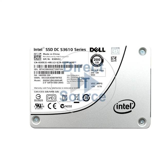 Dell 03053J - 200GB SATA 2.5" SSD
