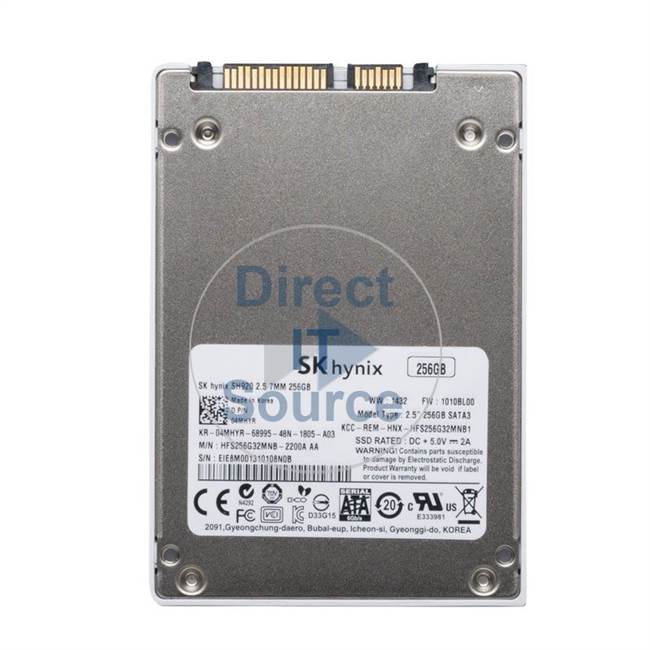 Dell 04MHYR - 256GB SATA 2.5" SSD