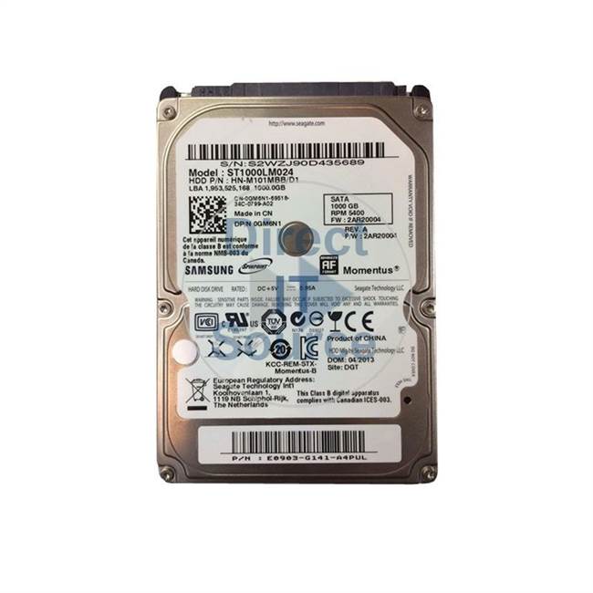 05M94D Dell - 1000GB SATA 2.5" Cache Hard Drive