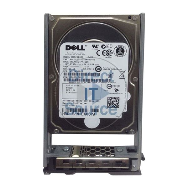 Dell 05R6CX - 600GB 10K SAS 2.5" Hard Drive