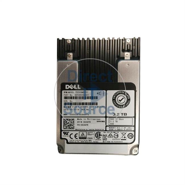 Dell 063GYR - 3.2TB SAS 2.5" SSD