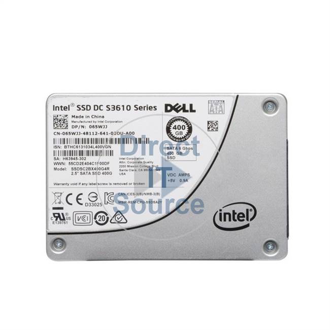 Dell 065WJJ - 400GB SATA 2.5" SSD