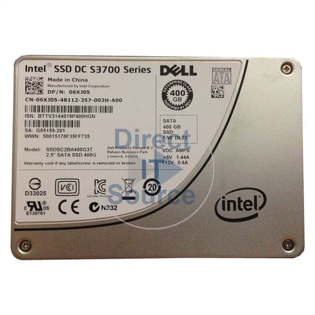 Dell 06XJ05 - 400GB SATA 2.5" SSD