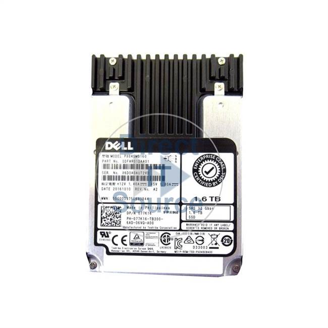 Dell 077K16 - 1.6TB SAS 2.5" SSD