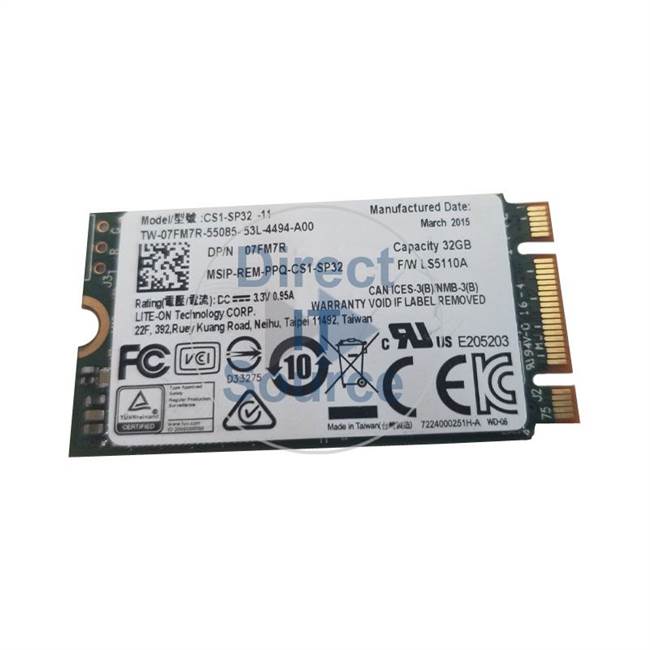 Dell 07FM7R - 32GB SATA SSD