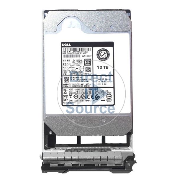 Dell 07FPR - 10TB 7.2K SAS 12.0Gbps 3.5" 256MB Cache Hard Drive