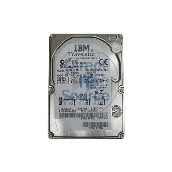 IBM 07N4388 - 20GB 4.2K IDE 2.5" Hard Drive