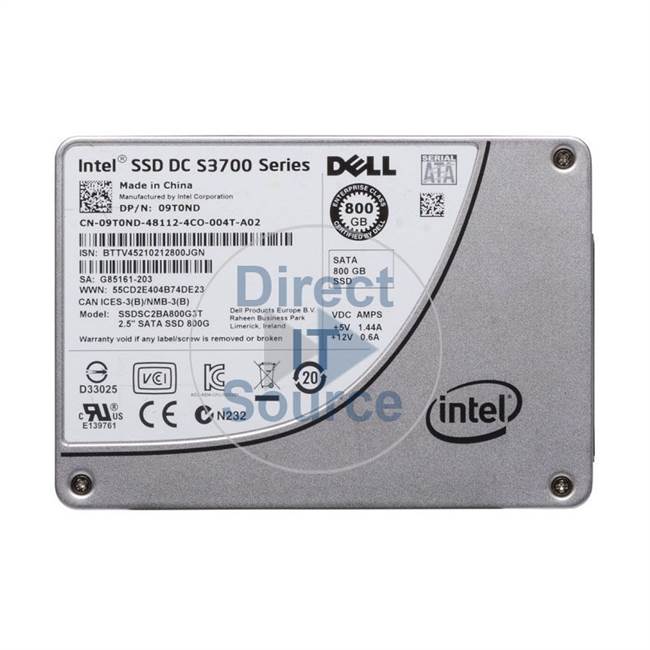 Dell 09T0ND - 800GB SATA 2.5" SSD