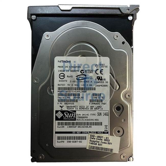 0B20926 Hitachi - 146GB 15K SCSI 3.5" Cache Hard Drive