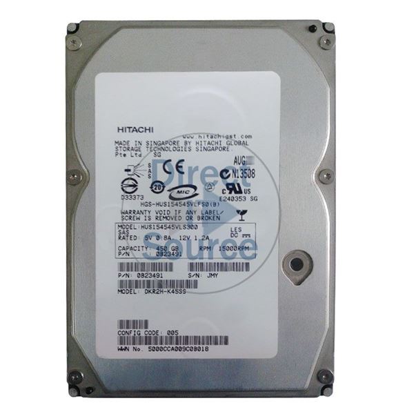 Hitachi 0B23491 - 450GB 15K SAS 3.0Gbps 3.5Inch 16MB Cache Hard Drive