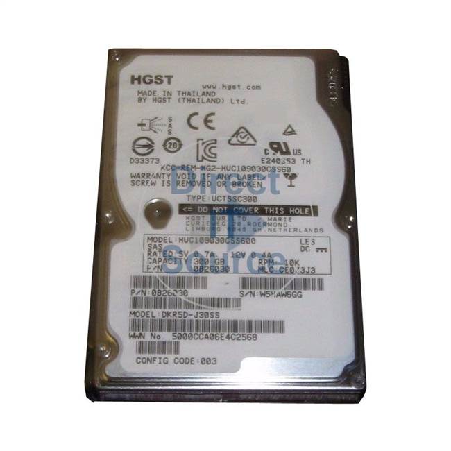0B26030 Hitachi - 300GB 10K SAS 2.5" Cache Hard Drive