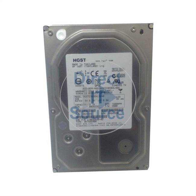 0B26332 Hitachi - 3TB 7.2K SAS 3.5" 64MB Cache Hard Drive