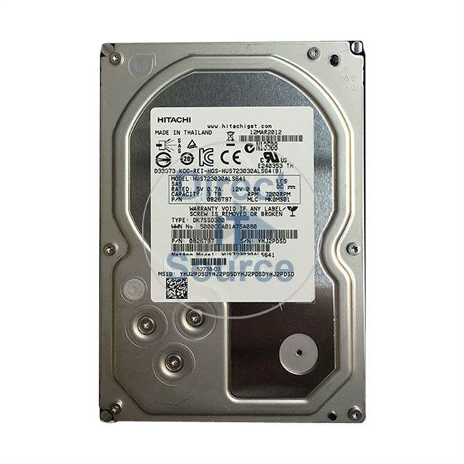 0B26797 Hitachi - 2TB 7.2K SAS 3.5" 64MB Cache Hard Drive