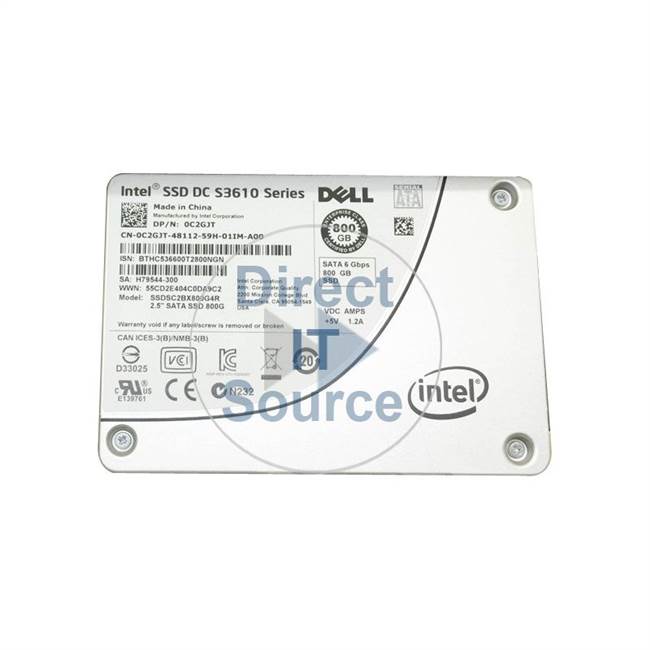 Dell 0C2GJT - 800GB SATA 2.5" SSD