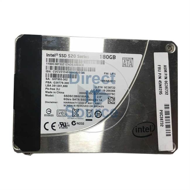Lenovo 0C38722 - 180GB SATA 2.5" SSD