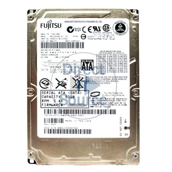 Dell 0CJ071 - 60GB 5.4K SATA 2.5" Hard Drive