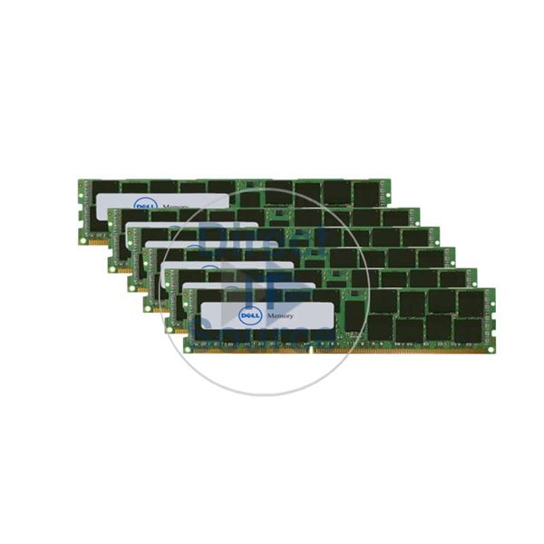 Dell 0D4XHC - 24GB 6x4GB DDR3 PC3-10600 ECC Registered Memory