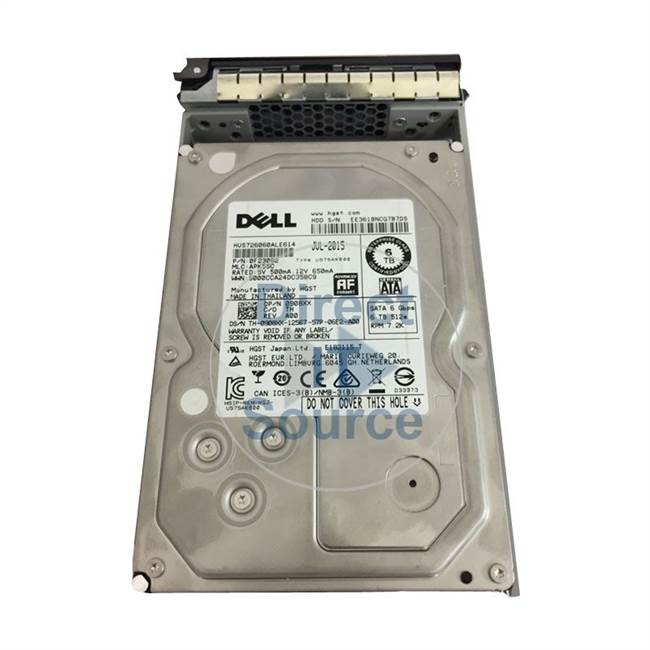 Dell 0F23082 - 6TB 7.2K SATA 3.5" Hard Drive
