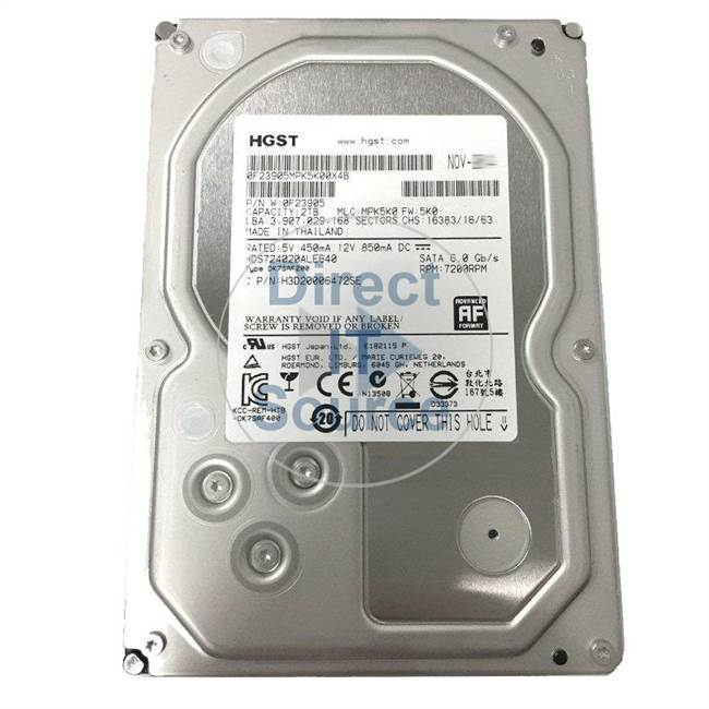 0F23905 Hitachi - 2TB 7.2K SATA 3.5" Cache Hard Drive