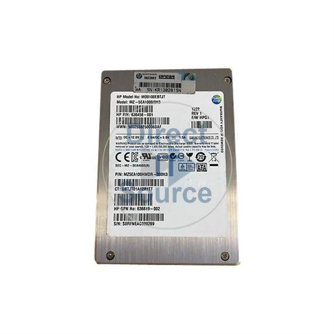 Dell 0G613R - 100GB SATA 3.0Gbps 2.5" SSD
