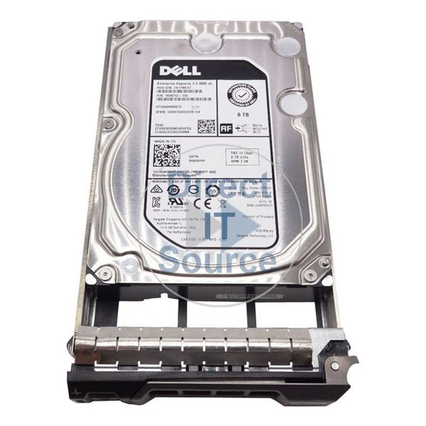 Dell 0GKWHP - 8TB 7.2K SAS 12.0Gbps 3.5" 256MB Cache Hard Drive