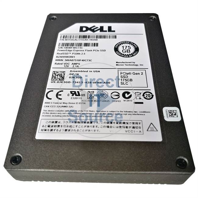 Dell 0JK3GD - 175GB SATA 2.5" SSD