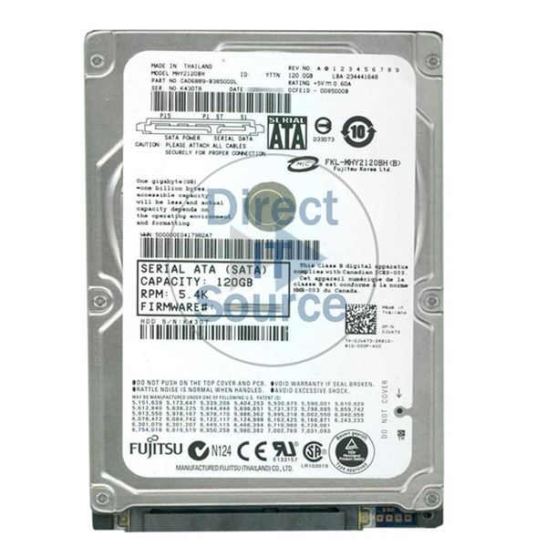 Dell 0JU473 - 120GB 5.4K SATA 2.5" 8MB Cache Hard Drive