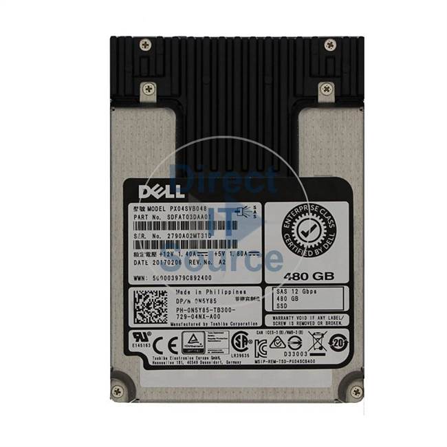 Dell 0N5Y85 - 480GB SAS 12Gbps 2.5" SSD