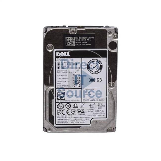 Dell 0NCT9F - 300GB 15 SAS 2.5Inch 256MB Cache Hard Drive