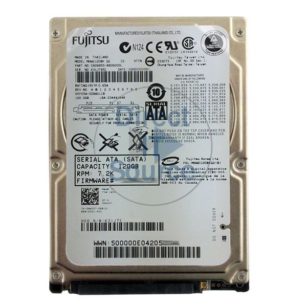 Dell 0NN337 - 120GB 7.2K SATA 2.5" Hard Drive