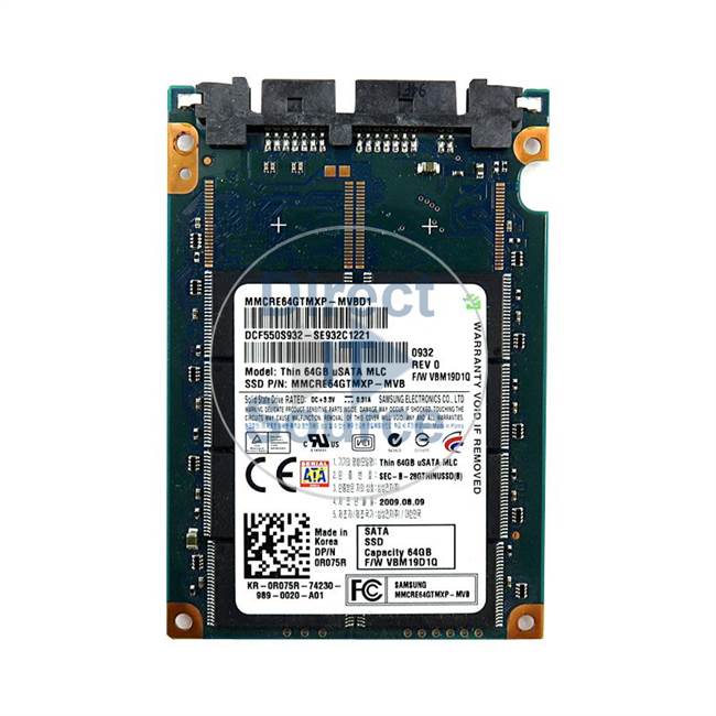 Dell 0R075R - 64GB uSATA 1.8" SSD
