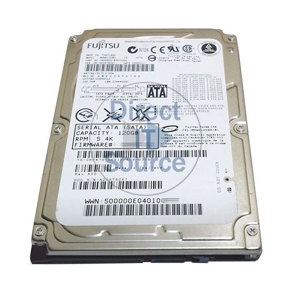 Dell 0RP478 - 120GB 5.4K SATA 2.5" 8MB Cache Hard Drive