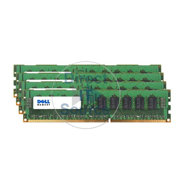 Dell 0RX366 - 8GB 4x2GB DDR3 PC3-8500 ECC Unbuffered 240-Pins Memory