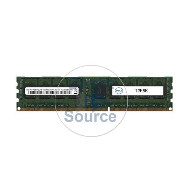 Dell 0T2F8K - 8GB DDR3 PC3-12800 ECC Registered 240-Pins Memory