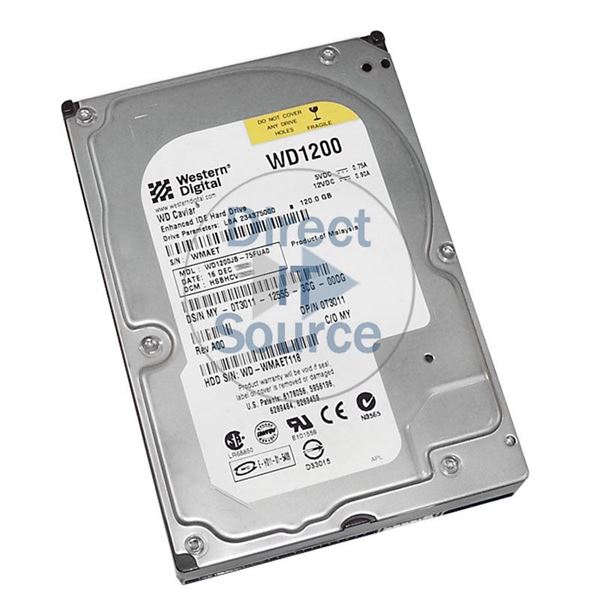 Dell 0T3011 - 120GB 7.2K IDE 3.5" 8MB Cache Hard Drive