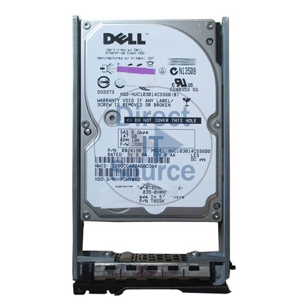 Dell 0T855K - 147GB 10K SAS 2.5" Hard Drive