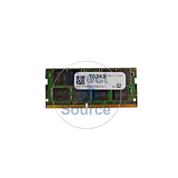 Dell 0TD3KX - 8GB DDR4 PC4-17000 Non-ECC Unbuffered 260-Pins Memory