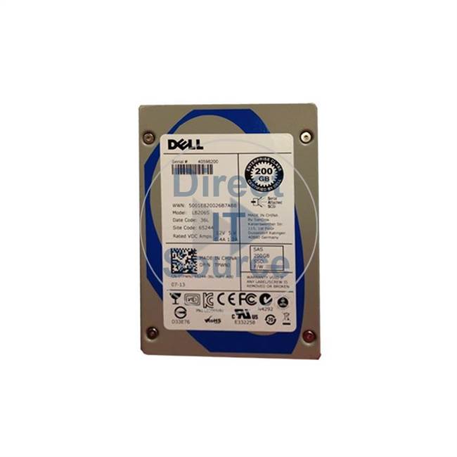 Dell 0TPWNJ - 200GB SAS 6.0Gbps 2.5" SSD